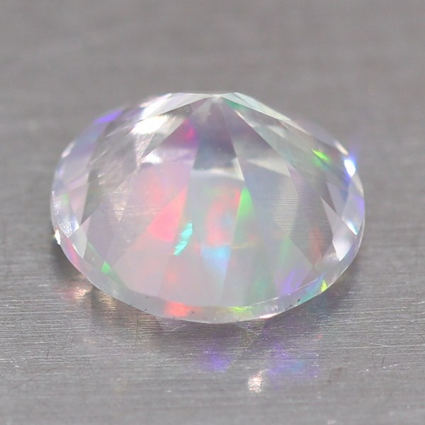 天然ウォーターオパール 0.55ct 【ラウンドファセット】 メキシコ