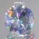 天然ウォーターオパール 0.55ct 【ラウンドファセット】 メキシコ