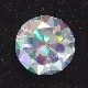 天然ウォーターオパール 0.55ct 【ラウンドファセット】 メキシコ
