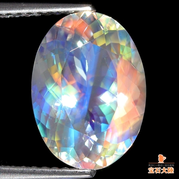 天然アンデシンラブラドライト 5.20ct 【レインボー・美品】マダガスカル