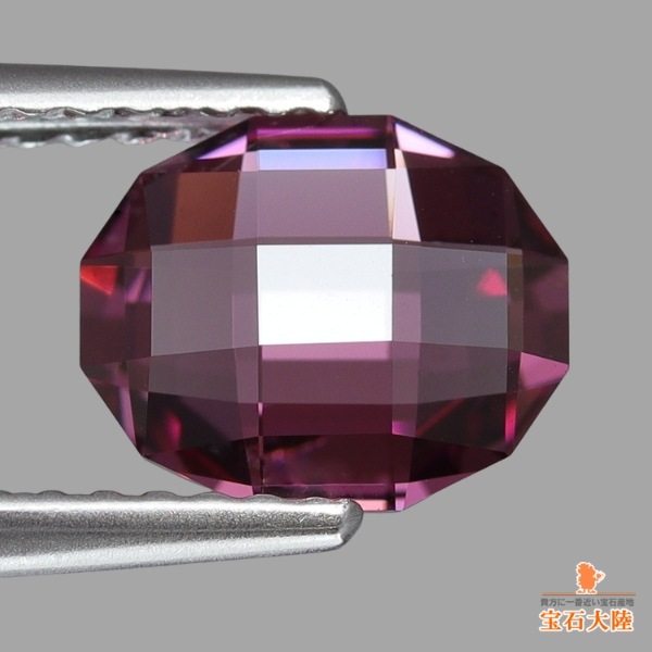 天然ロードライトガーネット 1.46ct 【ピクセルカット】 マラウイ