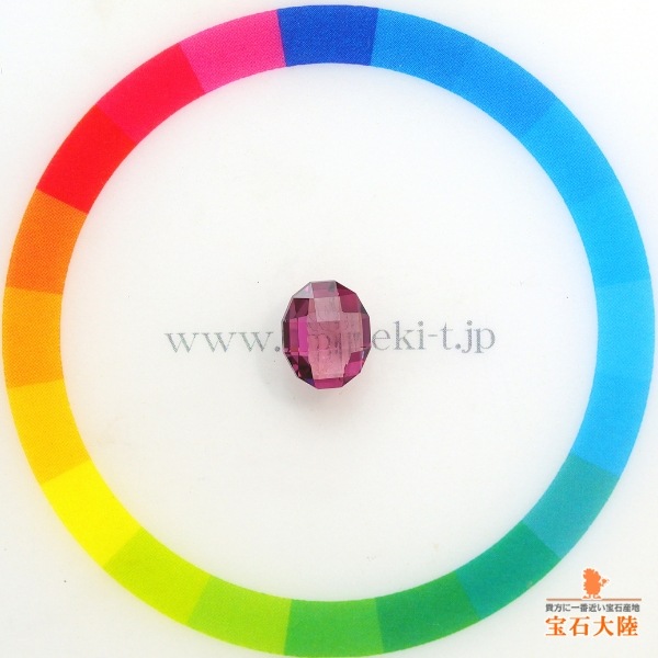 天然ロードライトガーネット 1.46ct 【ピクセルカット】 マラウイ