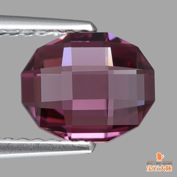 天然ロードライトガーネット 1.46ct 【ピクセルカット】 マラウイ