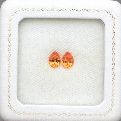 2.26ct/2P【マンダリン】天然スペサルティンガーネット　ペア