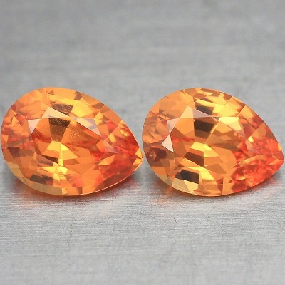 2.26ct/2P【マンダリン】天然スペサルティンガーネット　ペア