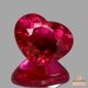 天然ルビー 0.31ct 【Pigeon's Blood・非加熱】ハート ミャンマー GIA産地鑑別 