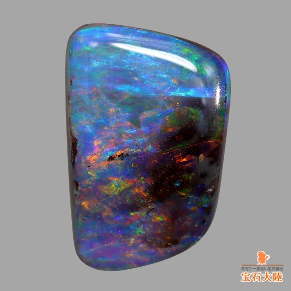 天然ボルダーオパール 3.40ct 【マルチ美遊色】オーストラリア