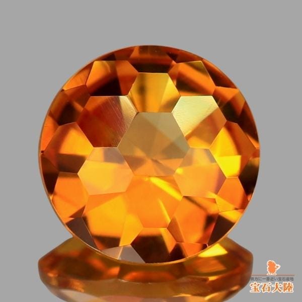 天然シトリン 1.71ct 【ハニカム】 ブラジル