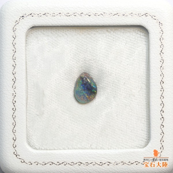 天然ブラックオパール 1.52ct 【マルチ美遊色】