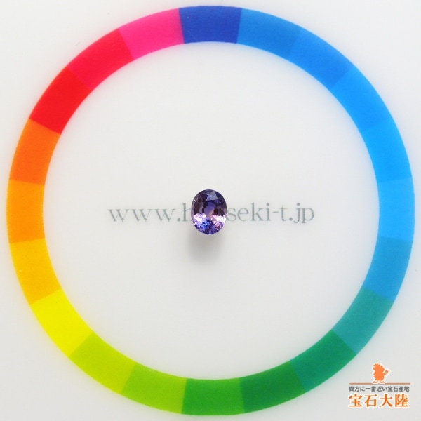 ブランド公式通販サイト 天然サファイア バイ 【非加熱・バイオレットパープル】 0.52ct アクセサリー