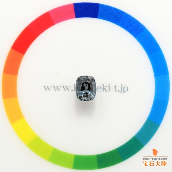 天然スピネル 1.53ct 【プラチナブラック】 ミャンマー