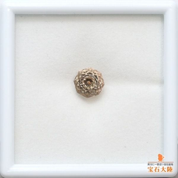 天然ガーネットインクォーツ 2.71ct 【カスタムカット】