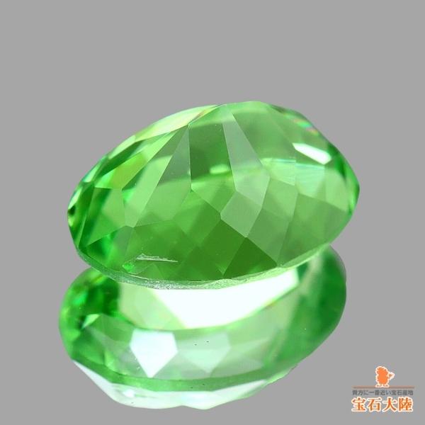 天然ツァボライトガーネット 0.72ct 【煌めくアメリカンカット】 タンザニア