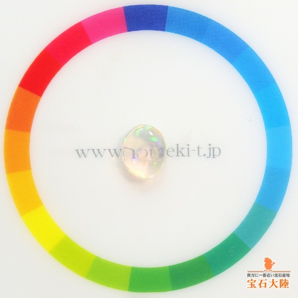 天然オパール 0.98ct 【美遊色】 メキシコ