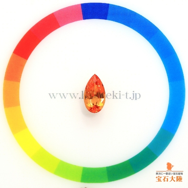 天然スペサルティンガーネット 1.73ct 【美発色マンダリンオレンジ】ナイジェリア
