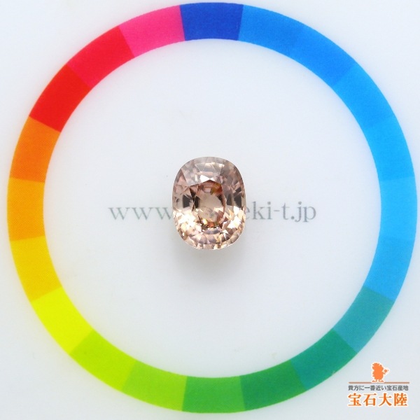 天然ジルコン 5.54ct 【シャンパンカラー】マダガスカル