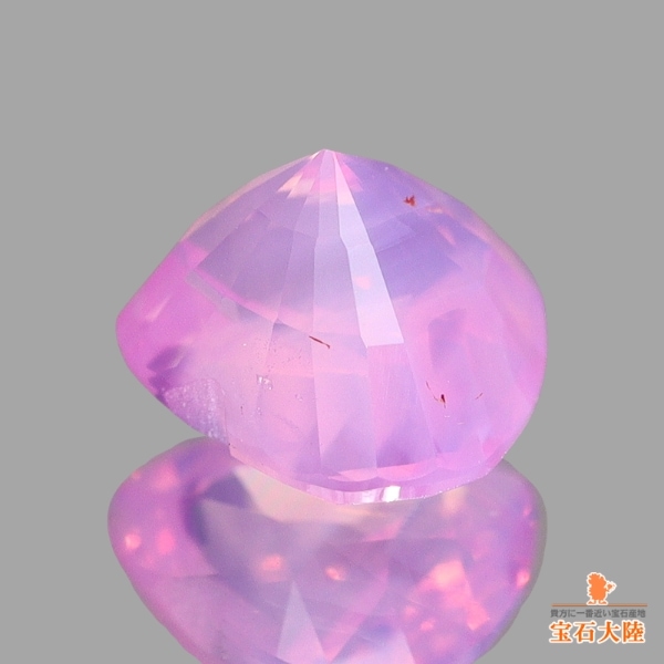 天然ピンクサファイア 0.73ct 【ミルキー&ハート・非加熱】 ベトナム 天然ピンクサファイア 0.73ct 【ミルキー&ハート・非加熱】 ベトナム