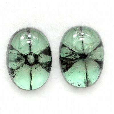 2.52ct/2P天然トラピッチェエメラルド【コロンビア】ペア