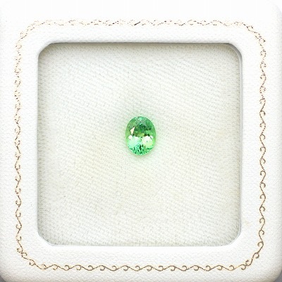 ミントコーネルピン 1.16ct天然コーネルピン【極上ネオンミントグリーン】レア 中宝