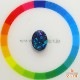 天然ブラックオパール 3.09ct 【美濃色ブルー】 黒生地