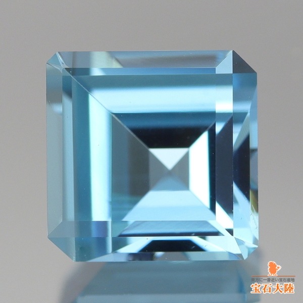 天然アクアマリン 1.58ct 【アメリカンカット】 ナイジェリア