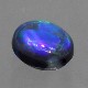 天然ブラックオパール　0.34ct　【ローリング遊色】 レッド