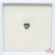 天然ゾイサイト 0.59ct 【マルチブルー】トリリアントカット