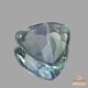 天然ゾイサイト 0.59ct 【マルチブルー】トリリアントカット