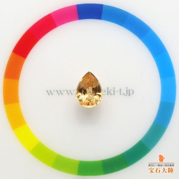 天然ヘソナイトガーネット 2.40ct 【蜂蜜色】 スリランカ