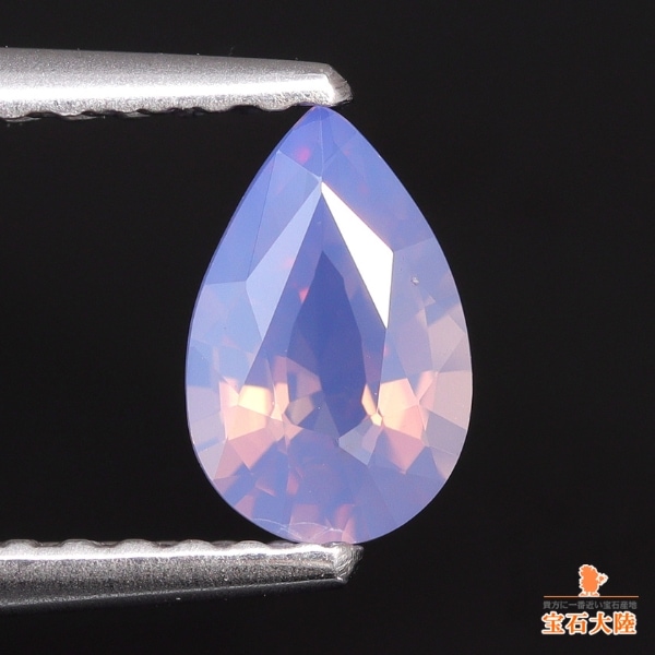 天然サファイア 0.54ct 【ミルキーパープル・非加熱】ベトナム