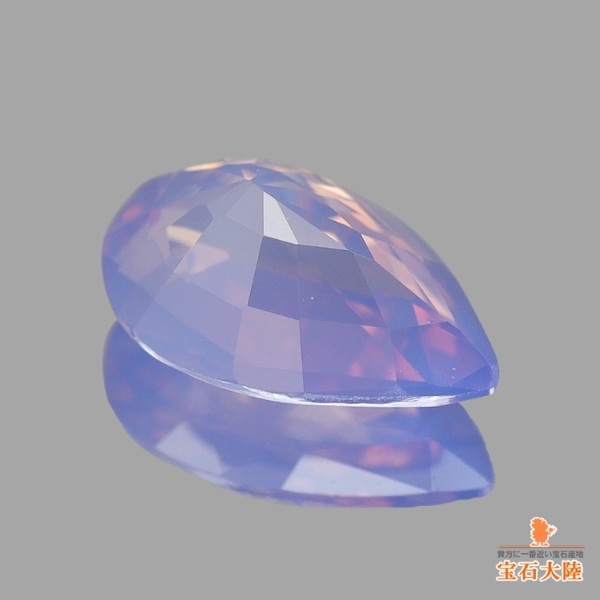 天然サファイア 0.54ct 【ミルキーパープル・非加熱】ベトナム
