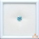 天然ジルコン 1.22ct 【輝くブルー】 ラウンドカット カンボジア