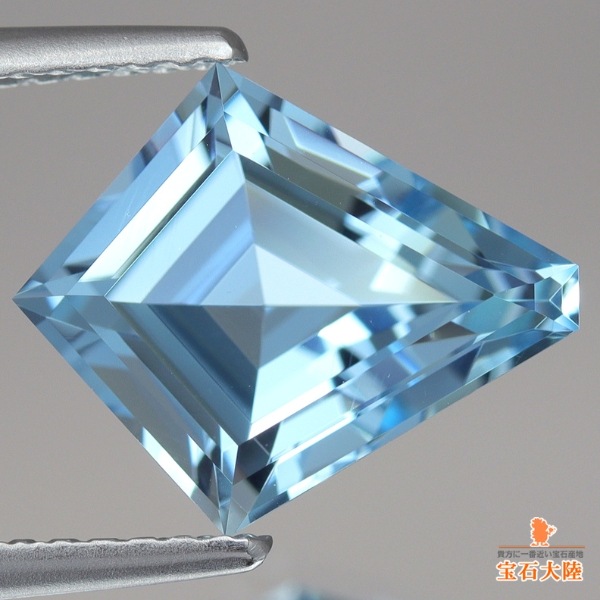 【高品質】アクアマリン 天然アクアマリン 2.50ct 【アメリカンカット】 マダガスカル 美品