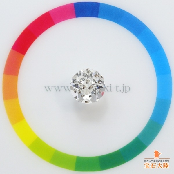 天然アナテースインクォーツ 3.62ct【万華鏡】ファンシーカット