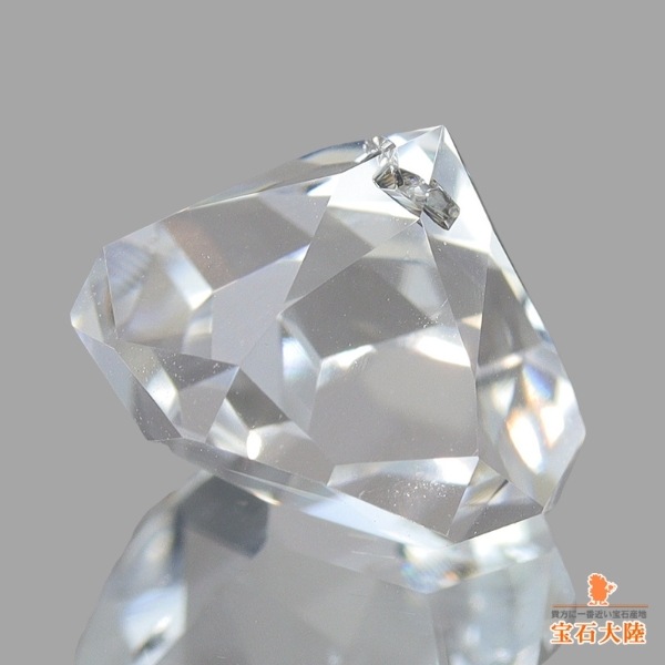 天然アナテースインクォーツ 3.62ct【万華鏡】ファンシーカット