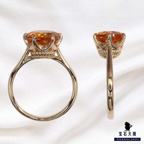 100】クラウン石座リングオーダー