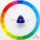 天然タンザナイト 3.29ct 【美濃色】 トリリアント