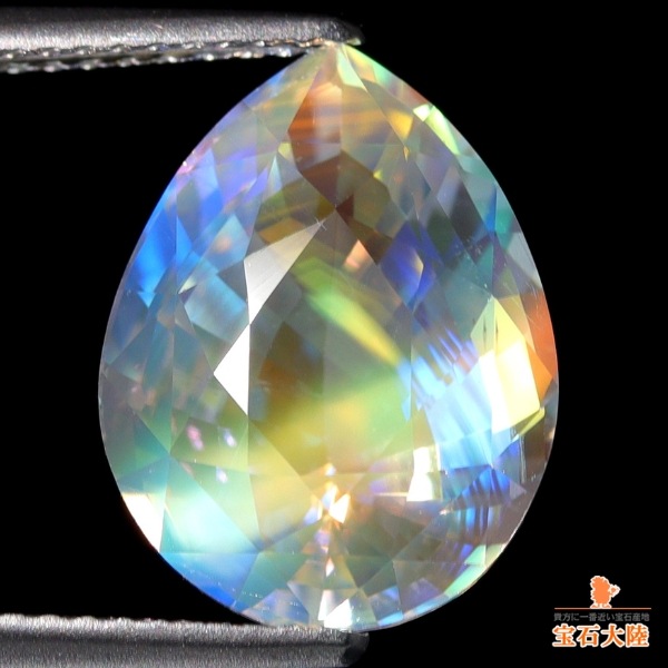天然アンデシンラブラドライト 6.38ct 【レインボーシラー】 美品