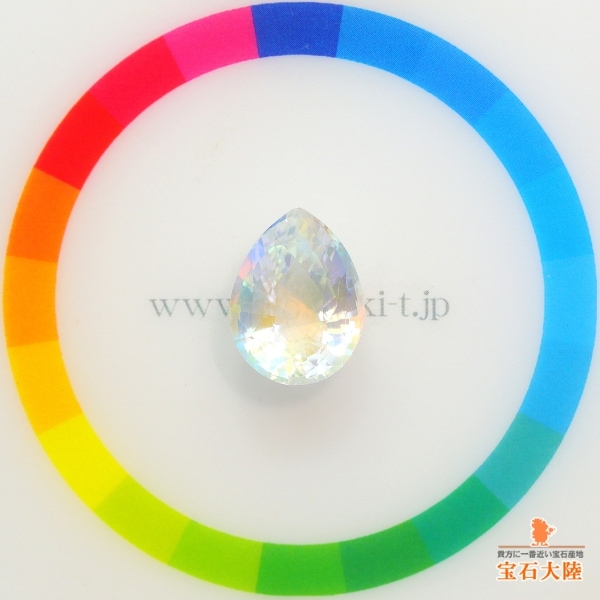 ミーシャレインボーのきらめき!!★アンデシンラブラドライト★オーダー 天然アンデシンラブラドライト 6.38ct 【レインボーシラー】 美