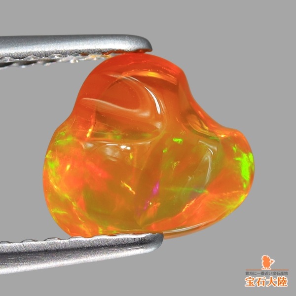 天然オパール 0.92ct 【美遊色】 メキシコ　バロック