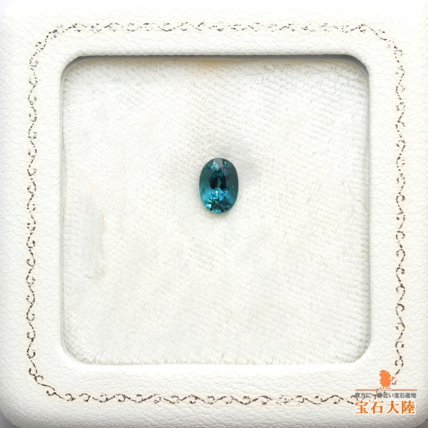 天然トルマリン 0.87ct 【インディゴライト】 日独ソ付 ブラジル