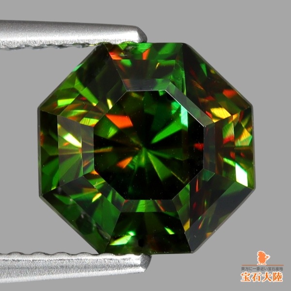 天然スフェーン 2.92ct 【美濃色カスタム】 パキスタン 日独鑑別付