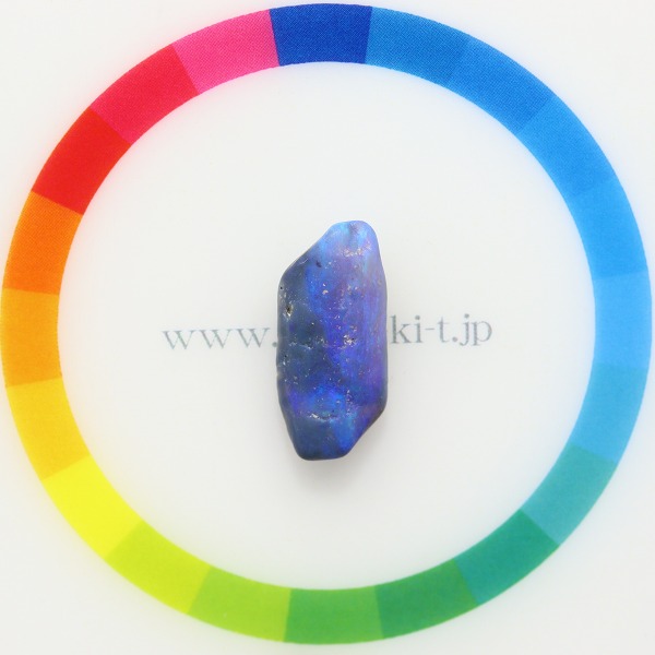 天然ブラックオパール 4.56ct 【木化石】 ラフ