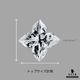 天然ダイヤモンド 0.42ct 【オーキディアカット】G VVS1 GIA鑑定付 ※オーダー限定