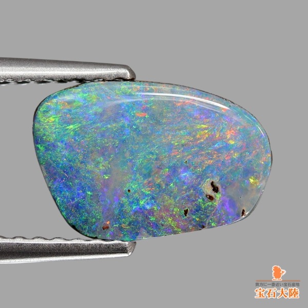 天然ボルダーオパール 1.54ct 【ブルーグリーン】