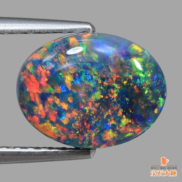 ブラックオパール２カラット超え(宝石鑑別書付) ブラックオパール1.09ct(中央宝石研究所宝石鑑別書付) | ユア