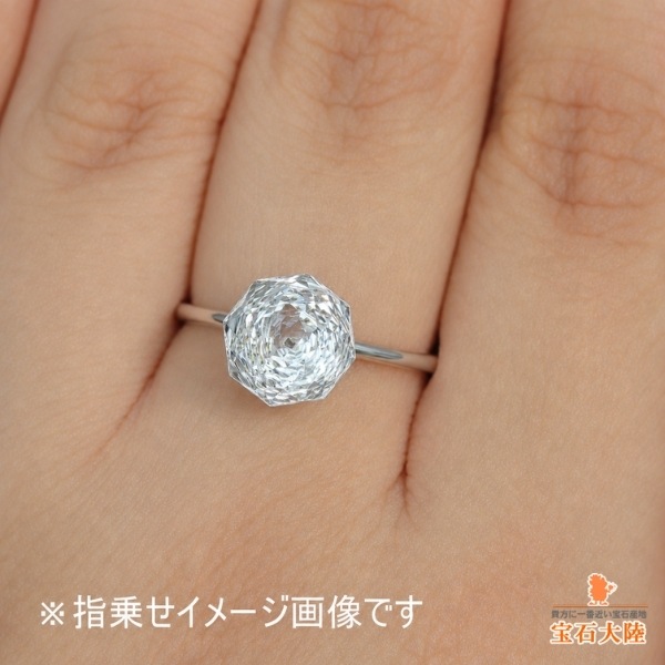 天然アナテースインクォーツ 2.82ct【一粒ラフ】カスタム