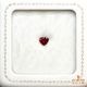 天然ルビー 0.74ct 【非加熱・美濃色】 ハート モザンビーク