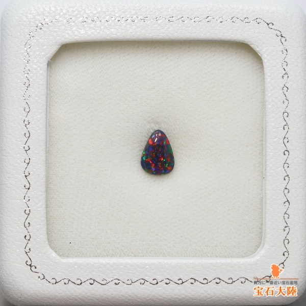 天然ブラックオパール 1.08ct 【レッド・オン・ブラック】美品 ライトニングリッジ