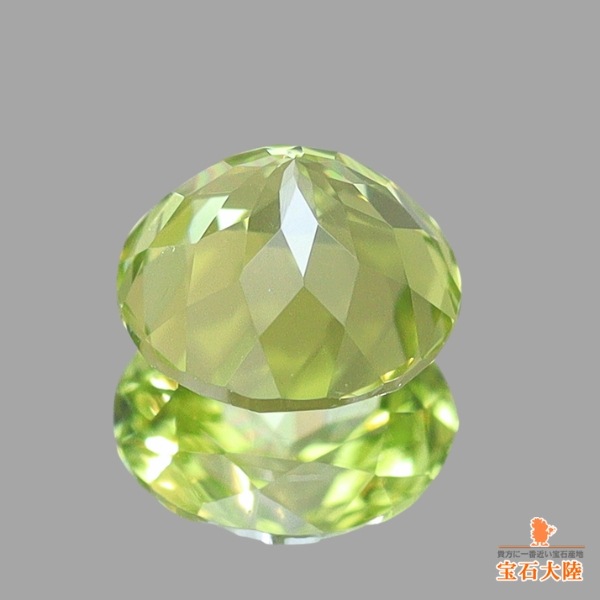 天然ペリドット 0.39ct 【隕石・パラサイト】ラウンド